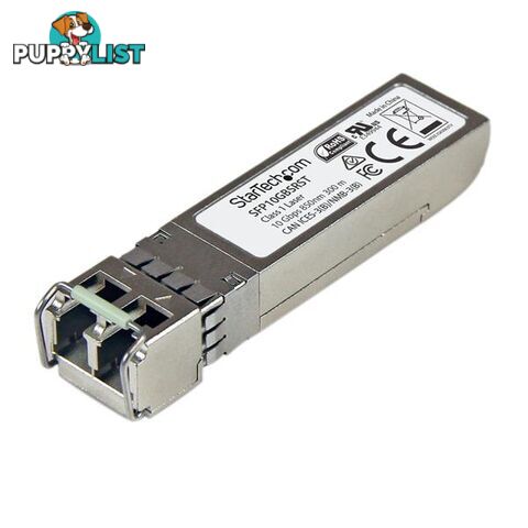 StarTech SFP10GBSRST MSA Compliant 10GBase-SR SFP+ - 10G SFP+ - MM 300m/984.2ft - StarTech - 065030873338 - SFP10GBSRST