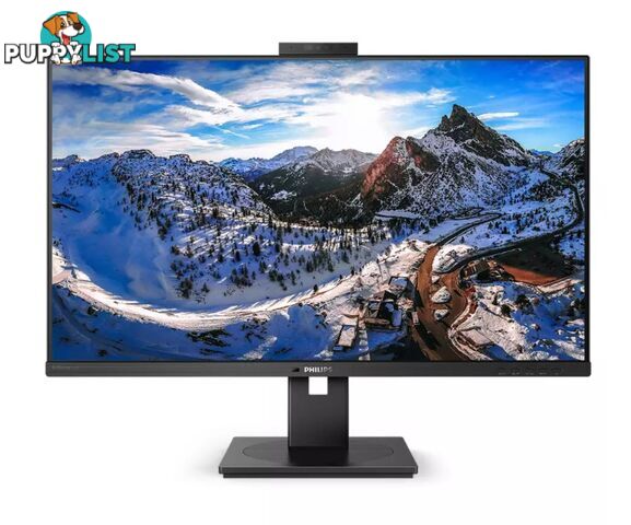 Philips 326P1H 32" IPS LED 2K Monitor HDMI DP USB-C Speakers USB Hub Ethernet Webcam VESA Height Pivot Swivel Tilt 4 Years Warranty - Philips - 8712581776251 - 326P1H