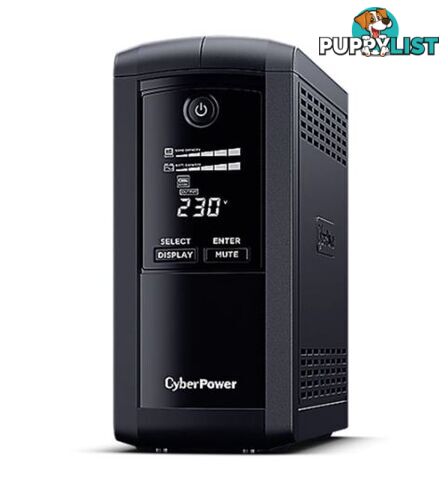 Cyberpower VP1000ELCD Value Pro 1000 / 550W Line Interactive UPS - CyberPower - 4712856274660 - VP1000ELCD