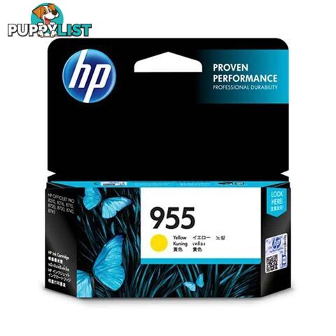 HP L0S57AA 955 YELLOW ORIGINAL INK CARTRIDGE - HP - 0193424494989 - L0S57AA