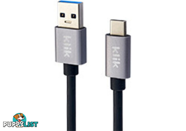 Comsol KAC25BK 2.5m USB3.0 Type A Male to USB Type C Male Cable - Comsol - 9332902020208 - KAC25BK