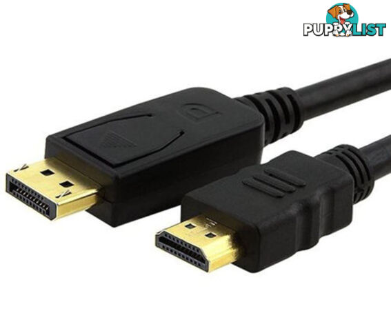 Astrotek AT-DPHDMI-1 DisplayPort DP to HDMI Adapter Converter Cable 1m - Astrotek - 9320422518480 - AT-DPHDMI-1