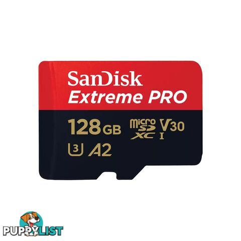 SanDisk SDSQXCD-128G-GN6MA Extreme Pro microSDXC Card 128GB - Sandisk - 619659188528 - SDSQXCD-128G-GN6MA