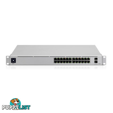 Ubiquiti USW-Pro-24 UniFi 24-port switch with 24 Gigabit RJ45 ports and 2 10G SFP+ ports - Ubiquiti - 810010070562 - USW-Pro-24