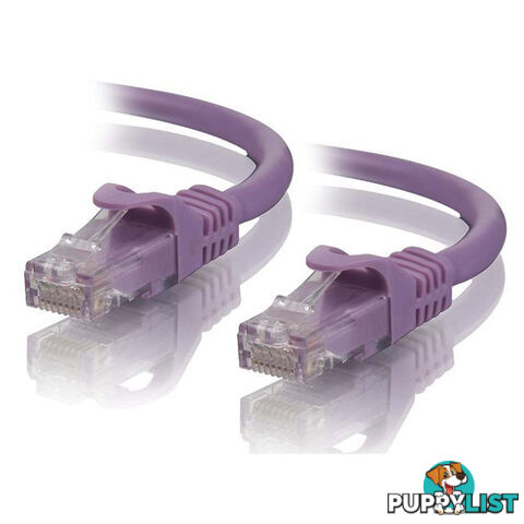 Alogic 0.3m Purple Cat6 Network Cable C6-0.3-Purple - Alogic - 9319866000293 - C6-0.3-Purple