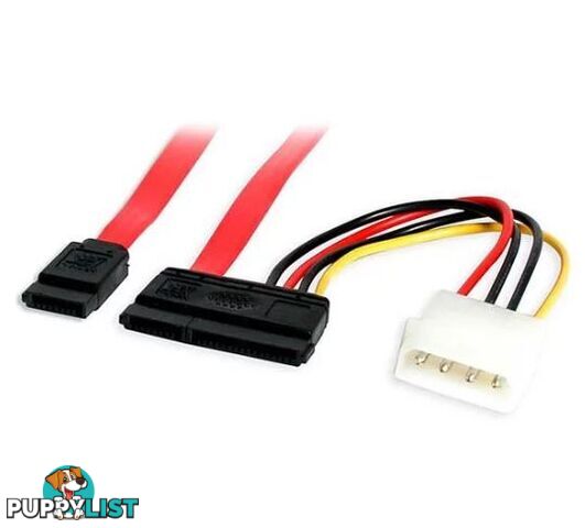 StarTech SATA18POW 18in SATA Data and Power Combo Cable - StarTech - 065030796774 - SATA18POW