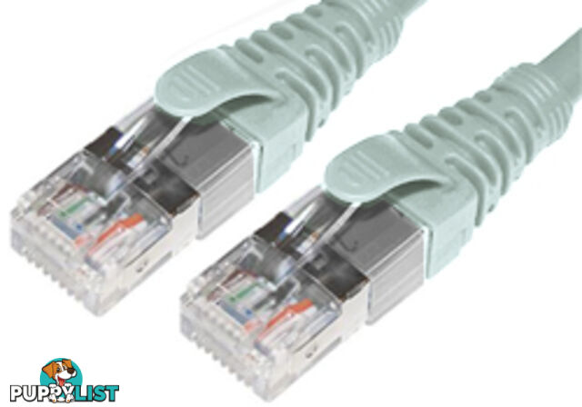 Comsol STP-0.5-C6A-GRY 50cm 10GbE Cat 6A S/FTP Shielded Patch Cable - Grey - Comsol - 9332902008411 - STP-0.5-C6A-GRY