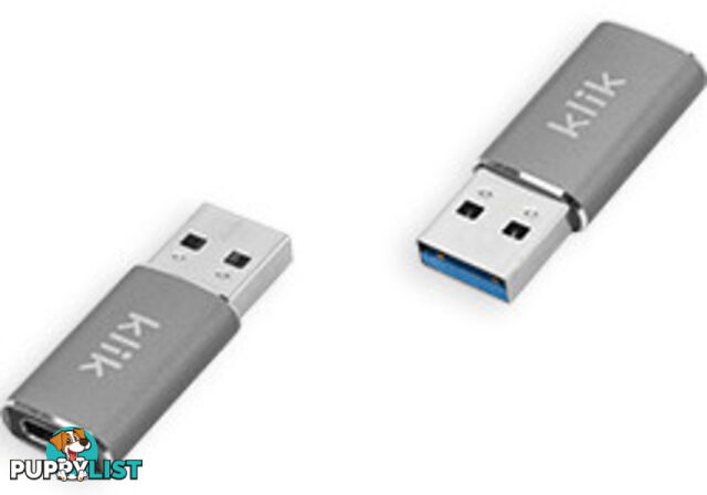 Klik KACAD USB-A Male to USB-C Female USB3.0 Adapter - Klik - 9332902024596 - KACAD