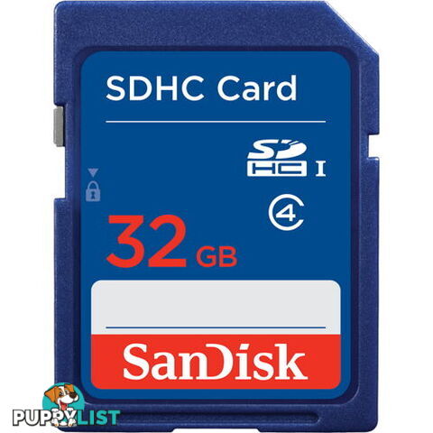 SanDisk SDSDB-032G-B35  32GB SDHC Memory Card Class 4 - Sandisk - 619659058500 - SDSDB-032G-B35