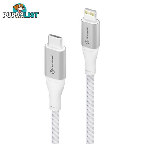 Alogic USB-C to Lightning 1.5m Silver ULC8P1.5-SLV - Alogic - 9350784017277 - ULC8P1.5-SLV