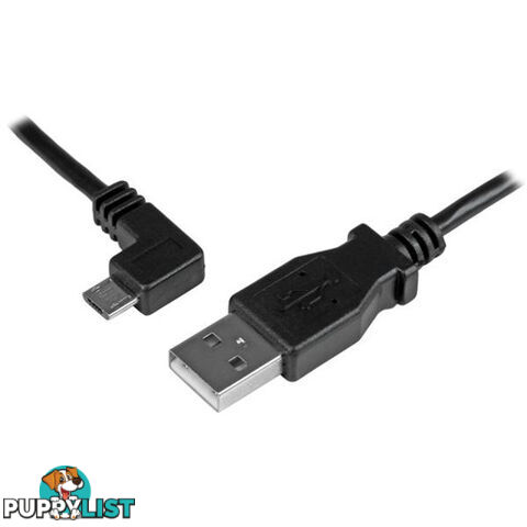 StarTech USBAUB2MLA 6ft Angled Micro-USB Charge & Sync Cable - StarTech - 065030863162 - USBAUB2MLA