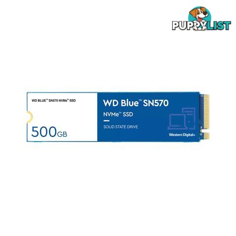 WD WDS500G3B0C Western Digital WD Blue SN570 500GB NVMe SSD - WD - 718037883878 - WDS500G3B0C