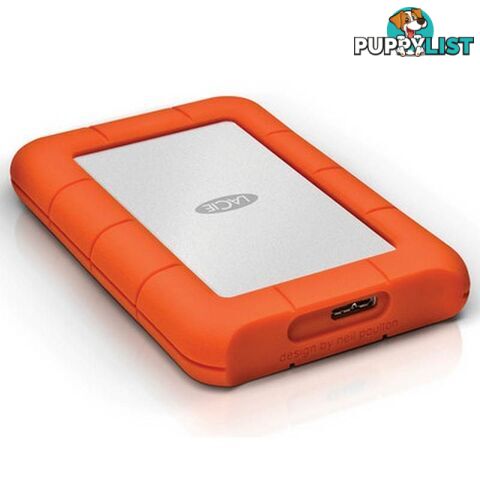 Lacie STJJ5000400 RUGGED MINI 2.5" 5TB DROP RESISTANT USB3.0, 2YR - Lacie - 763649139578 - STJJ5000400