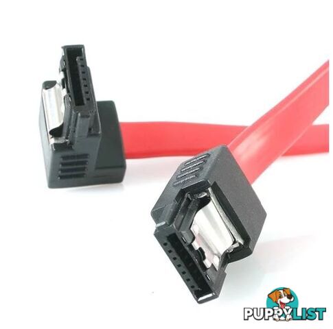 StarTech LSATA18RA1 18IN SATA To Right Angle SATA Cable - StarTech - 065030818889 - LSATA18RA1