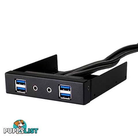 Silverstone SST-FP32B-E Black 3.5" 4x USB3 Front Bay - Silverstone - 4710713968097 - SST-FP32B-E