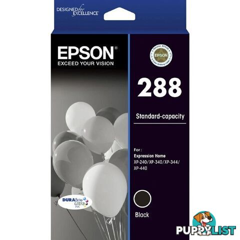 EPSON C13T305192 288 Std Black Durabrite Durabrite Ink - Epson - 9314020619205 - C13T305192