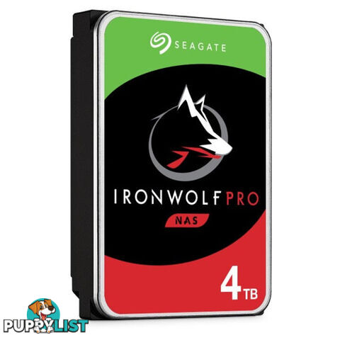 Seagate ST4000NE001 IronWolf Pro NAS HDD 3.5" 4TB SATA 7200RPM - Seagate - 763649125137 - ST4000NE001