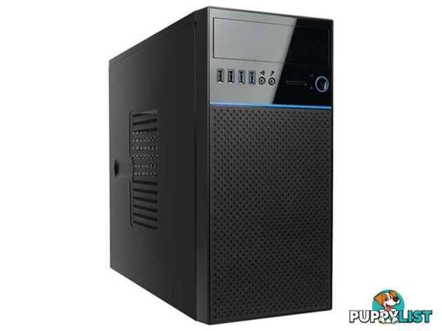 InWin EN708BLUE450 EN708 Mid Tower with 450W PSU Black Blue - In Win - 4710474949649 - EN708BLUE450