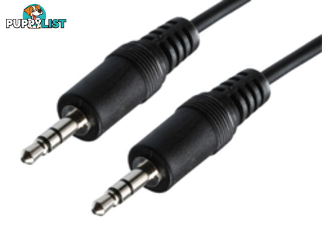 Comsol 35-MM-01 1M 3.5mm Stereo Male to 3.5mm Stereo Male Audio Cable - Comsol - 9332902000149 - 35-MM-01