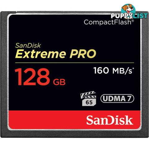 SANDISK SDCFXPS-128G-X46 ExtremePro CF 128GB 160MB/150MB/s UD - Sandisk - 619659102500 - SDCFXPS-128G-X46