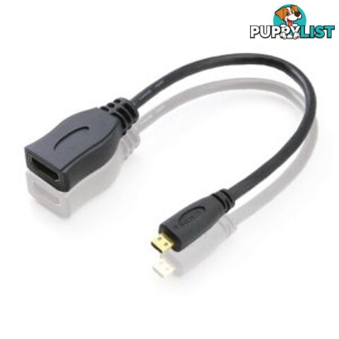 Alogic HDMI-MICRO-ADPCL 15cm Micro HDMI (M) to HDMI (F) Adapter - M to F - Alogic - 9319865964954 - HDMI-MICRO-ADPCL