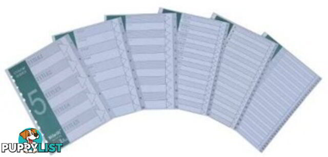 A4 PP 1-31 Tab Grey Dividers DVIDER-31GREY - Generic - 6915784157359 - DVIDER-31GREY