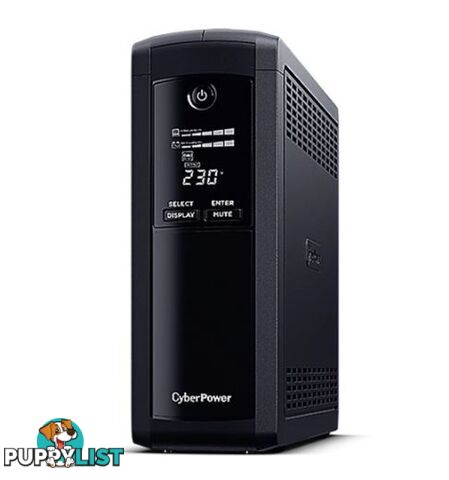 Cyberpower VP1600ELCD Value Pro 1600VA / 960W Line Interactive UPS - CyberPower - 4712856274646 - VP1600ELCD