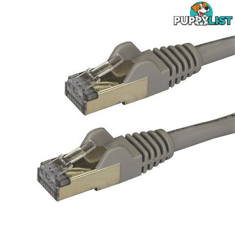 Startech 6ASPAT150CMGR 1.5 m Cable Grey CAT6a Cable - StarTech - 065030861212 - 6ASPAT150CMGR