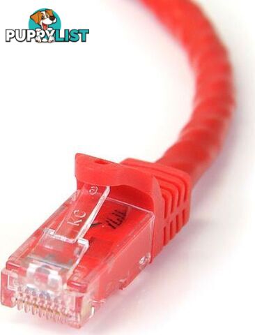 StarTech N6PATC3MRD 3m Red Snagless UTP Cat6 Patch Cable - StarTech - 065030855693 - N6PATC3MRD