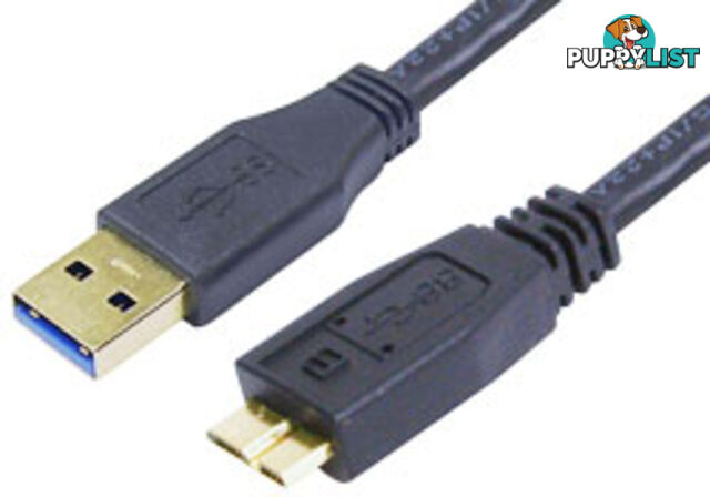 Comsol USB3-AMB-02 2M USB 3.0 Cable (A) Male - Micro (B) Male - 4.8Gbps - Comsol - 9332902005700 - USB3-AMB-02