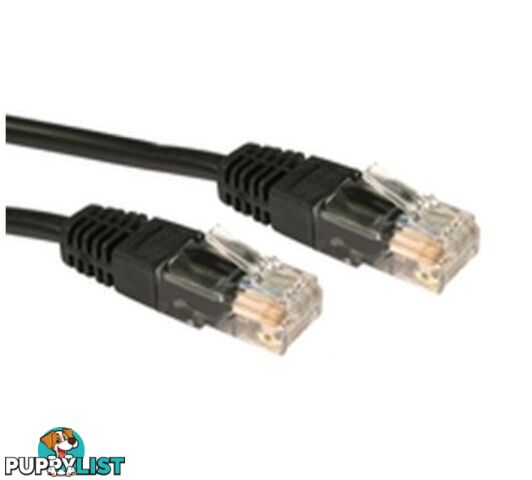 AKY CB-CAT6A-0.5BK Cat6A Gigabit Network Patch Lead Cable 0.5M Black - AKY - 707959755110 - CB-CAT6A-0.5BK