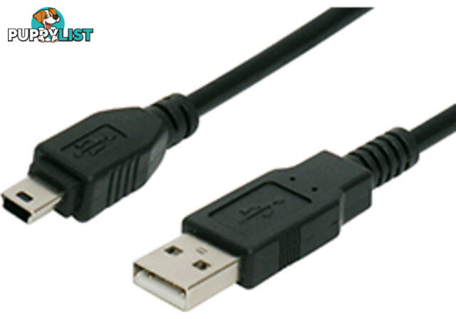 Comsol USB2-AMB-01 1M USB 2.0 cable type A male-Mini B male - 480Mbps - Comsol - 9332902007643 - USB2-AMB-01