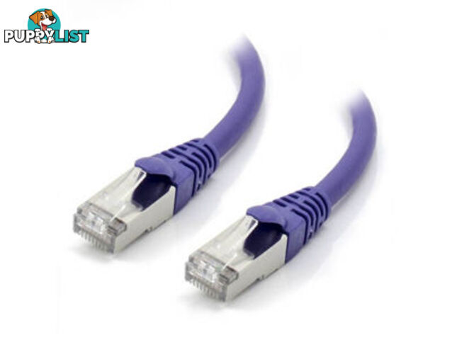 Alogic C6A-01-PURPLE-SH 1m Purple 10GbE Shielded CAT6 LSZH cable - Alogic - 9350784007261 - C6A-01-PURPLE-SH