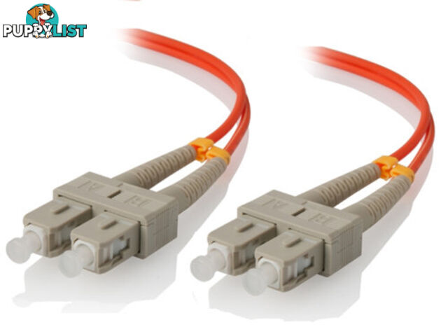 Alogic SCSC-10-OM1 10m SC-SC Multi Mode Duplex LSZH Fibre Cable 62.5/125 OM1 - Alogic - 9350784004178 - SCSC-10-OM1