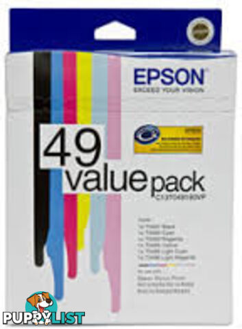 Epson T049190VP T049 Value Pack 6 InksC13T049190VP - Epson - 9314020606533 - C13T049190VP