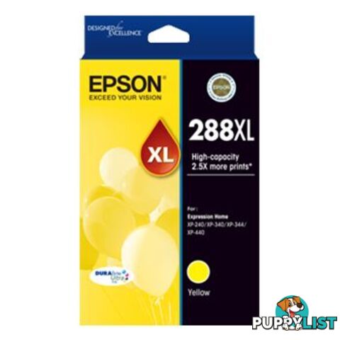 Epson C13T306492 288XL HY Yellow Ink Cartridge - Epson - 9314020619199 - C13T306492