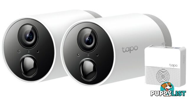 TP-Link Tapo C400S2 Smart Wire-Free Security Camera System (2 Camera System) - TP-Link - 4897098685952 - TAPO C400S2