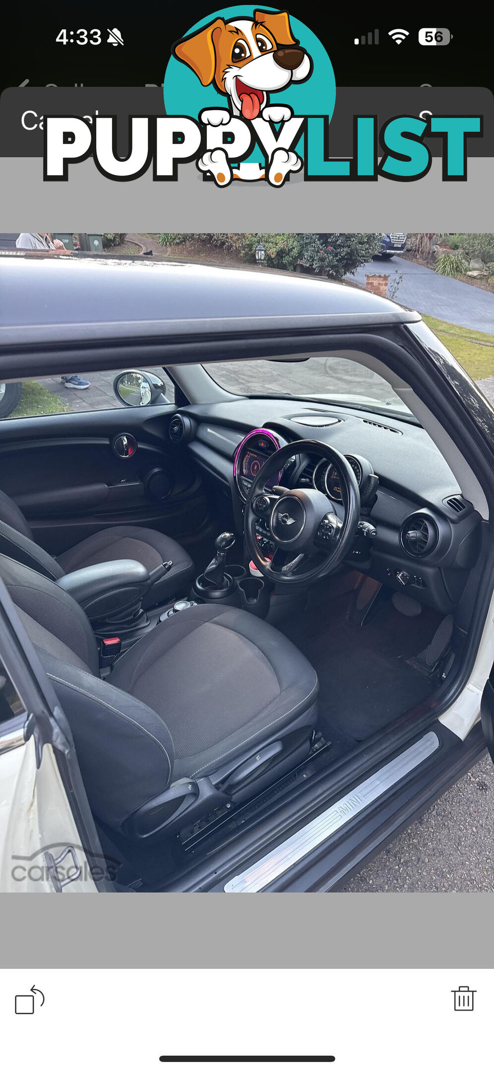 2014 MINI Hatch F56 COOPER Hatchback Automatic