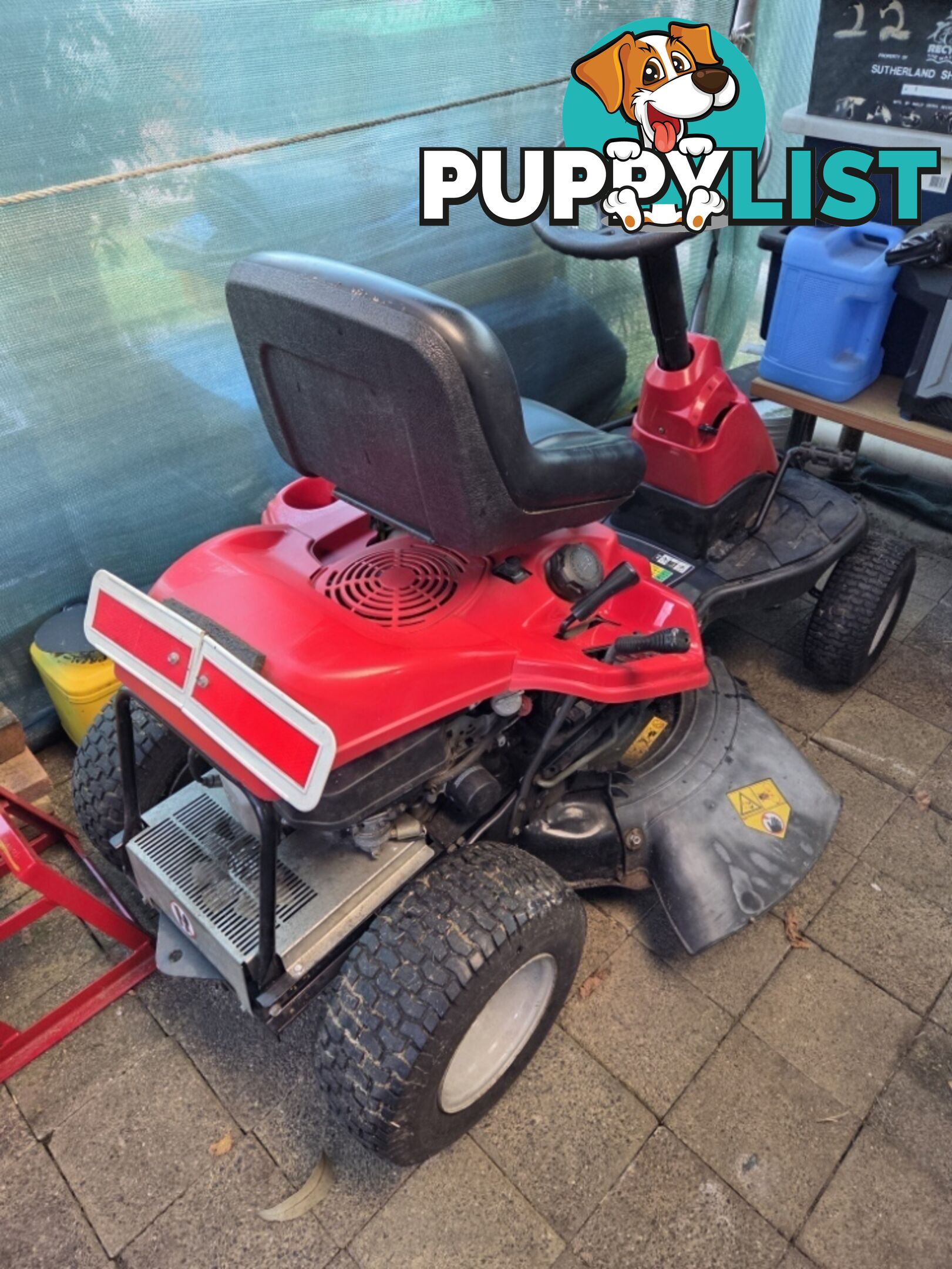lawn mower rover ride on  mini rider 382 hydrostatic