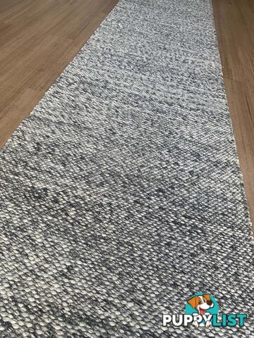 Lani Dark Grey Hallway Runner 80CM Wide 5M  - Park Lane Dark Grey 80cm Runner