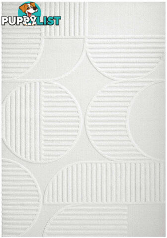 Lotus Leo White Rug 400X80CM  - LOT-LEO-WHITE-400X80