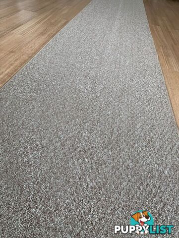 Phoenix Taupe Hall Runner 80cm Wide Non Slip Backing 4.5M  - TANGO - TAUPE 80CM