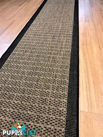 Suva Coffee Black 405 121 Hallway Runner Non Slip 8.5M  - 405-121