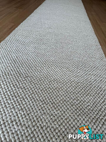 Rustica Light Beige Hallway Runner 80cm Wide 5.5M  - RUSTA LIGHT BEIGE 80CM