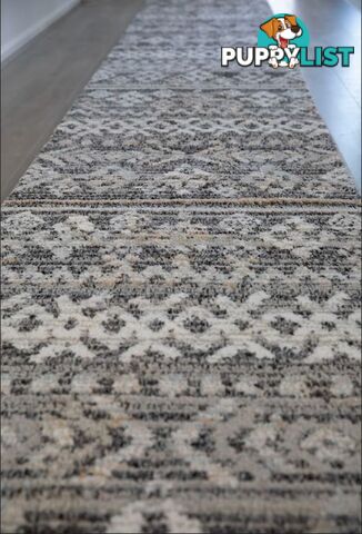 Boho Multi Hallway Runner 80CM Wide 6M  - Carvan Multi 8496B