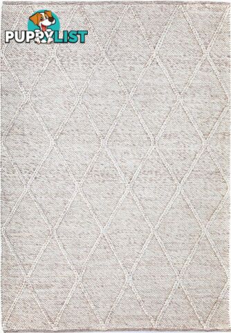 Diamond Beige Felted Wool Rug 240 x 320CM  - DCOLOMBO-BEIGE