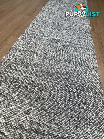 Lani Dark Grey Hallway Runner 80CM Wide 11M  - Park Lane Dark Grey 80cm Runner