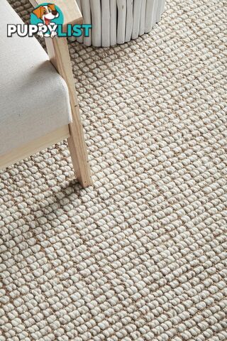 Arabella Wool Jute Natural Rug 400X80CM  - ARA-NAT-400X80