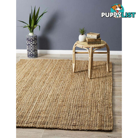 Chunky Natural Fiber Barker Rug 270X180cm  - ATR-BKR-NAT-270X180