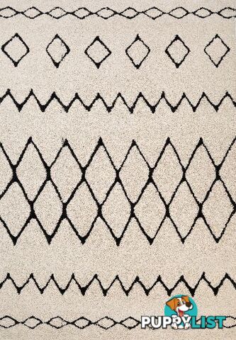 Luana 12 Ivory Charcoal Rug 300 x 390CM  - LUANA-1215-IVORY-CHARCOAL